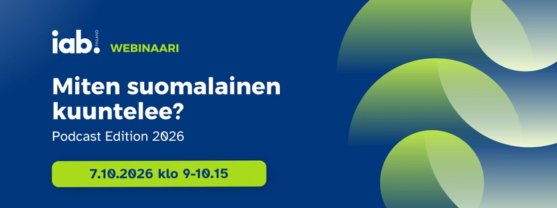 IAB webinaari: Miten suomalainen kuuntelee?