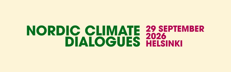 Nordic Climate Dialogues banner