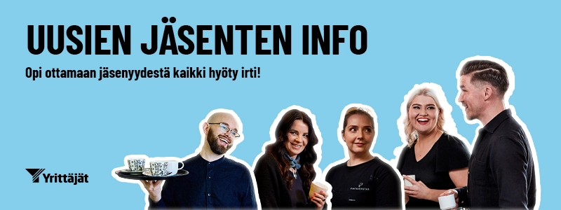 Uusien jäsenten info banneri